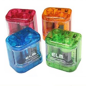 ELM 1홀 전동연필깎이 BS-1 색상랜덤
