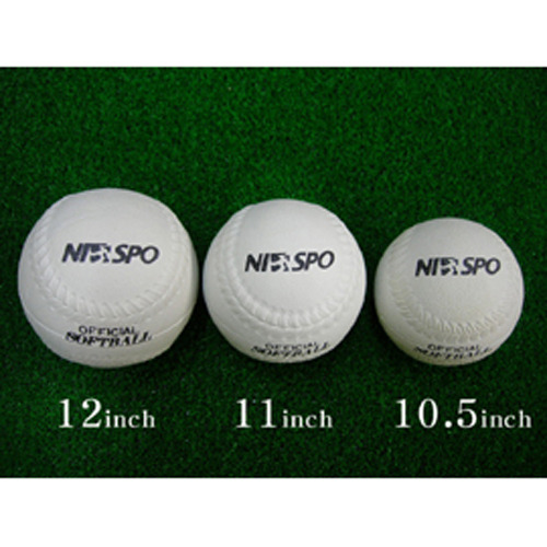 스쿨샘]  NISPO 안전소프트볼(발포고무)10.5인치,11인치,12인치