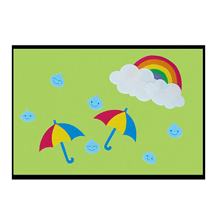 펠트 환경꾸미기(중)-비와우산
